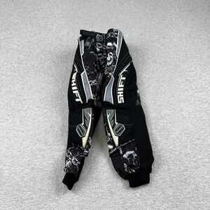 Shift Dirt Division Kids Motocross Racing Pants Black White Skull Print Gear